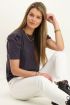 Grijze top met pofmouwen | My Jewellery