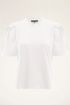 White top with puff sleeves | My Jewellery