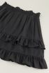 Lichtgrijs ruffle rokje | Shop rokjes | My Jewellery