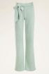 Mint rib broek met ceintuur | My Jewellery