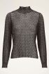 Grijze mesh top met rondjes | My Jewellery