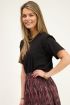 Zwarte top met schouderstukken |My Jewellery
