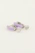 Oorringen lila love | My Jewellery