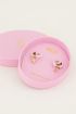 Oorringen roze vlinder | My Jewellery