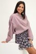 Paarse basic sweater | My Jewellery