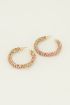 Oorbellen steentjes rond | oorbellen | My Jewellery