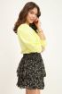 Gele sweater met korte pofmouw | My Jewellery