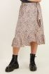 Beige midi rok met ruffle | My Jewellery