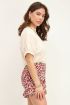 Beige shirt met elastische mouwen | My Jewellery