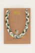 Mintgroene ketting sunrocks gevlochten