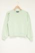 Groene sweater with high cuff | My Jewellery