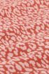 Oranje skort met luipaard print