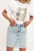 Denim midi rok