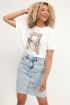 Denim midi rok