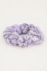 Scrunchie bandana print lichtpaars