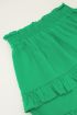 Groen ruffle rokje