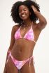 Roze tie dye bikini set