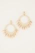 Statement oorbellen met schelpen