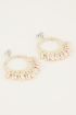Statement oorbellen met schelpen