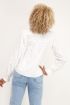 Poplin blouse met ruffle