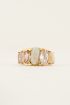 Souvenir ring met gekleurde stenen| My Jewellery