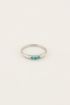 Triple azzuro blue ring | My Jewellery