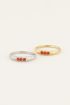 Triple orange ring | My Jewellery