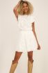 Witte top met geborduurde bloemen | My Jewellery