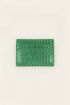 Groene pasjeshouder met croco print | My Jewellery