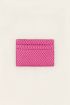 Roze pasjeshouder met croco print | My Jewellery