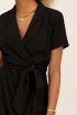 Zwarte linnen jumpsuit | My Jewellery