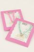 Souvenir roze surf ketting met zilver slotje | My Jewellery