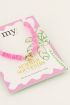 Souvenir surf ketting met goud slotje | My Jewellery