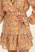 Multicoloured floral print dress with glitter | My Jewellery