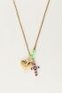 Candy necklace with charms and green clasp | My Jewellery