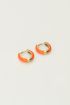 Candy small hoop earrings orange | My Jewellery