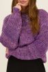 Purple knit sweater | My Jewellery