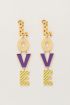 Candy earrings love purple | My Jewellery