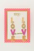 Candy earrings love pink | My Jewellery