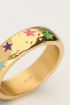 Candy ring with colourful stars | My Jewellery