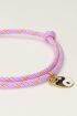 Candy lilac rope bracelet with yinyang | My Jewellery