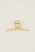 Gold hair clip with pearls | My Jewellery