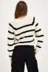 Black & white striped sweater | My Jewellery