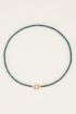 MOOD ketting met groene kralen