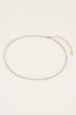 MOOD ketting met kleine transparante stenen