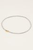 MOOD ketting met zilverkleurige kralen