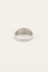 MOOD ring met vierkante zwarte steen | My Jewellery