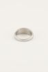 MOOD ring met vierkante zwarte steen | My Jewellery