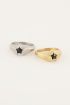 MOOD ring met zwarte ster | My Jewellery