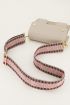 Multicoloured bag strap with ikat print | My Jewellery